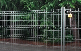 Gard panel pentru perimetru verde